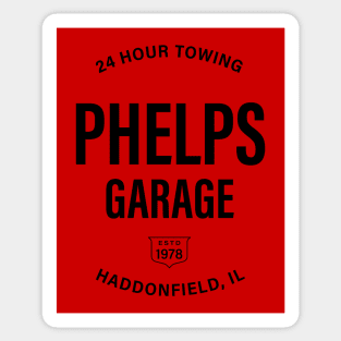 Phelps Garage: 24 Hour Towing in Haddonfield, IL Sticker